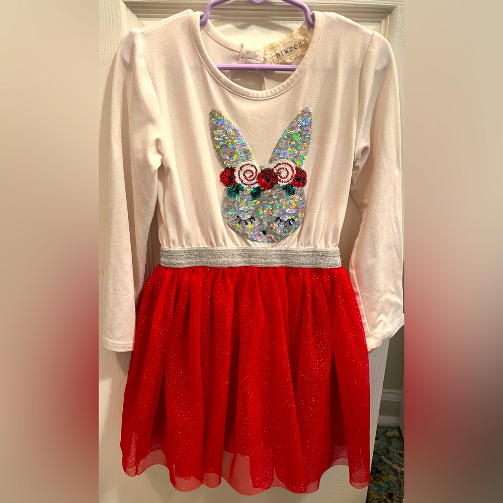 Shimmer Sparkly Bunny Dress 4T